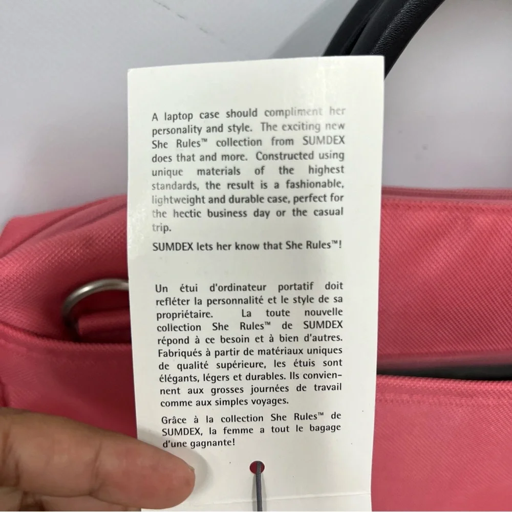 Sumdex she rules nylon laptop bag w/strap